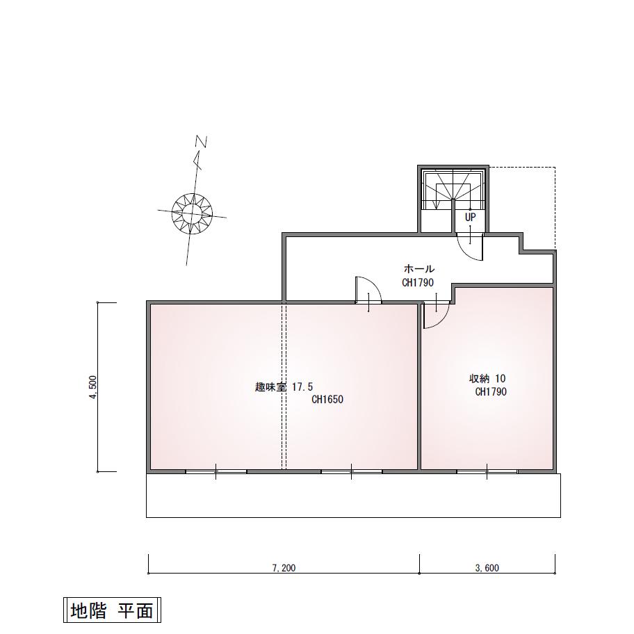 木野西通 中古平屋 内観