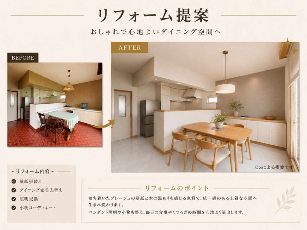 木野西通 中古平屋 内観