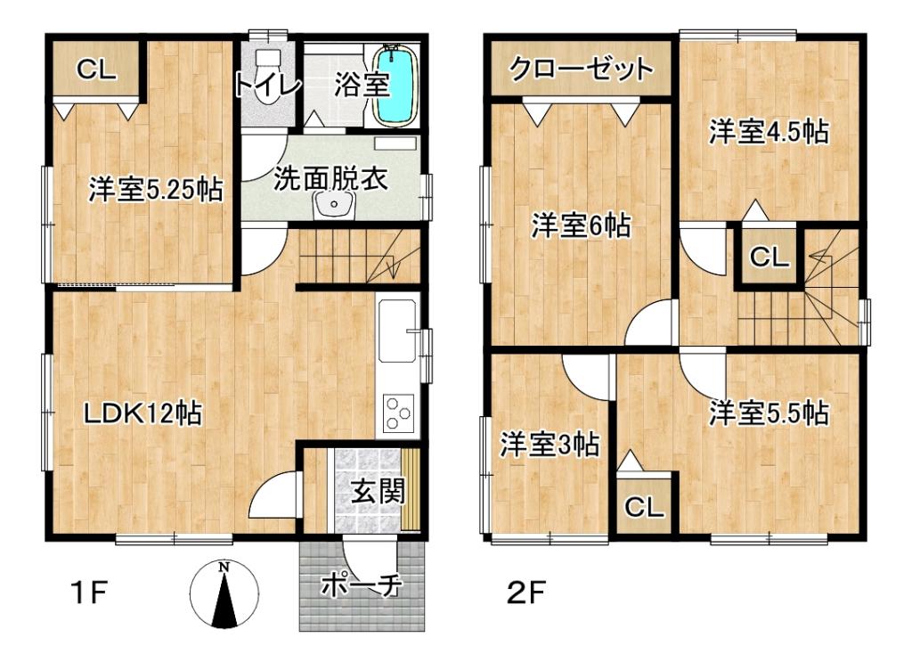 【リフォーム中】帯広市西13条南40丁目 間取り
