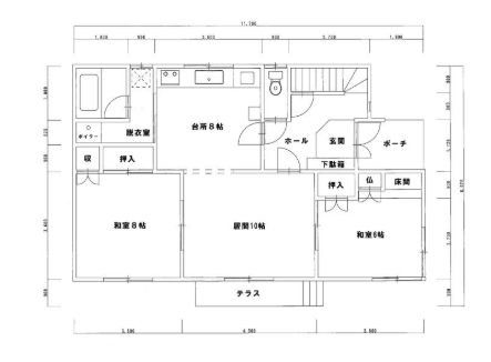  西20条売家 間取り