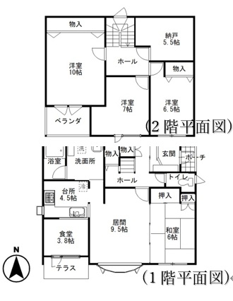 中古住宅　幕別町札内青葉町300番地69 間取り