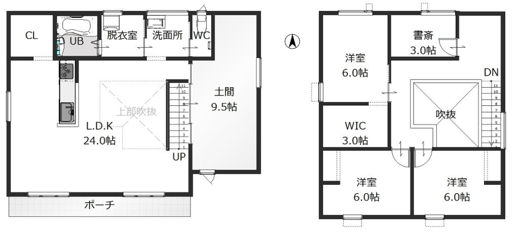 帯広市西15条南2丁目中古住宅 間取り