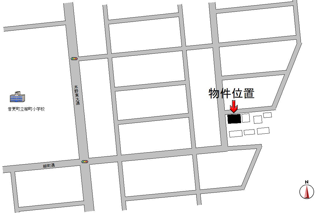 売地　柳町南区20番4 間取り