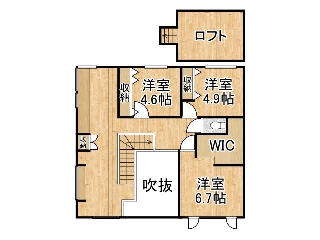 東６条南３丁目【東エリアの４ＬＤＫ築浅物件♪】 内観