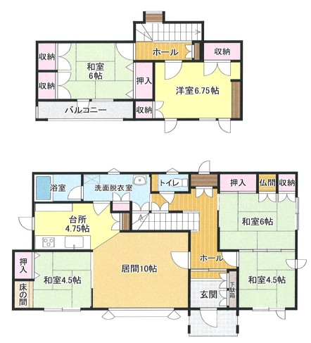 帯広市西23条南3丁目⁑中古住宅⁑仲介 間取り