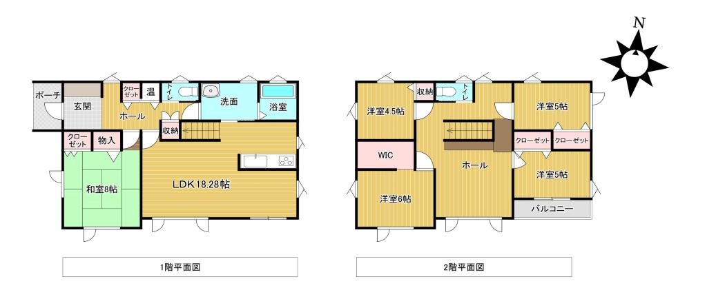 ♪カーポート２台分♪木野西通14＿中古住宅 間取り