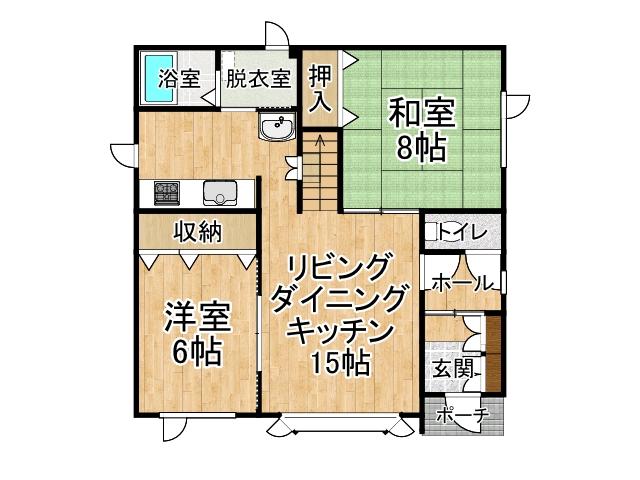 自由が丘７丁目【南道路付き！収納豊富な４ＬＤＫ一戸建！】 間取り