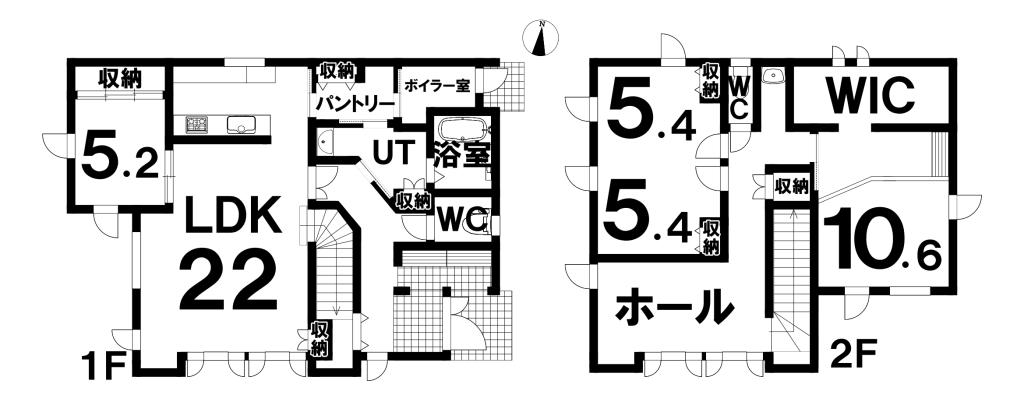 音更町南鈴蘭南4丁目　中古住宅 間取り