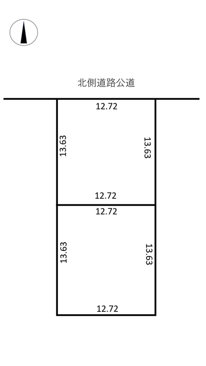 音更町木野西通10丁目　売土地 間取り