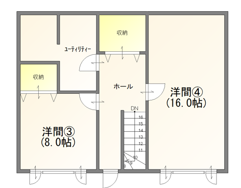 【8/18価格変更】帯広市西21条南3丁目 地下付き戸建て 6LDK 内観