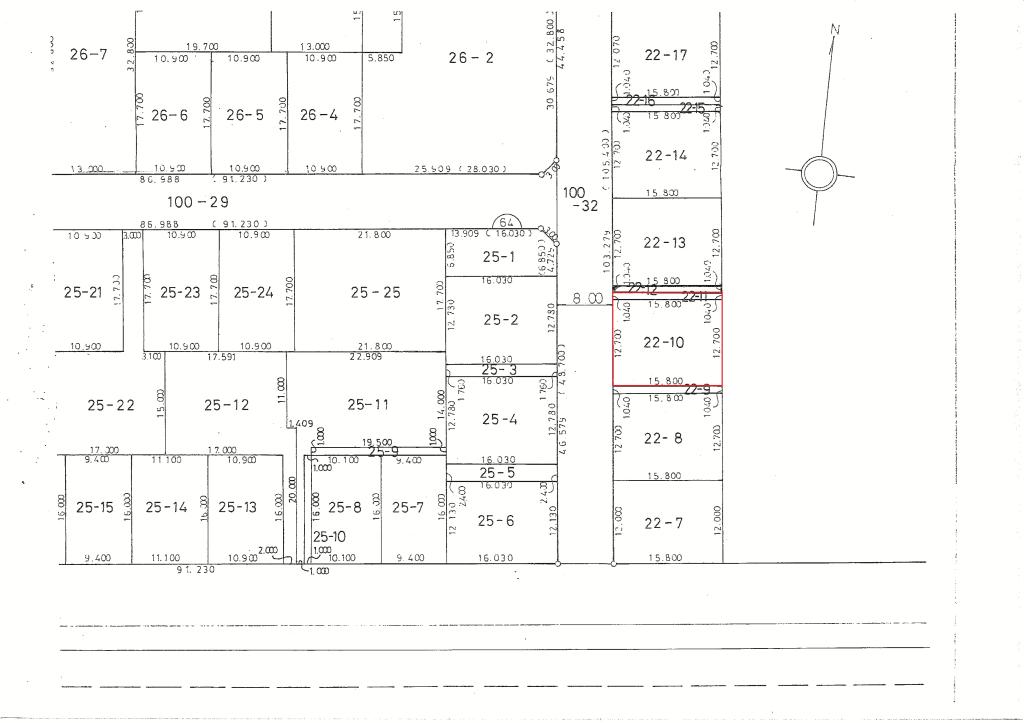 帯広市西16条南5丁目22番10、11　建築条件付　※解体更地渡し 間取り