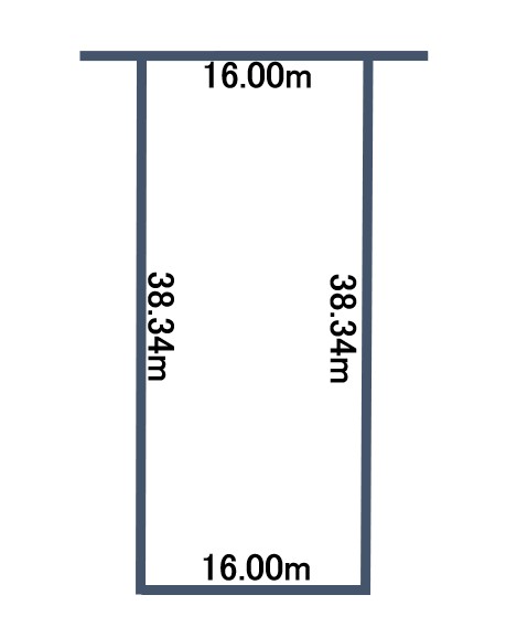 【建築条件なし】音更町東通12丁目　売土地　約185坪の広い土地！！　※解体後更地渡し 間取り
