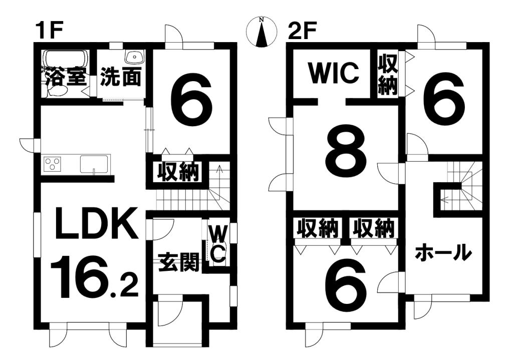 音更町緑陽台南区　建売物件　A棟 間取り
