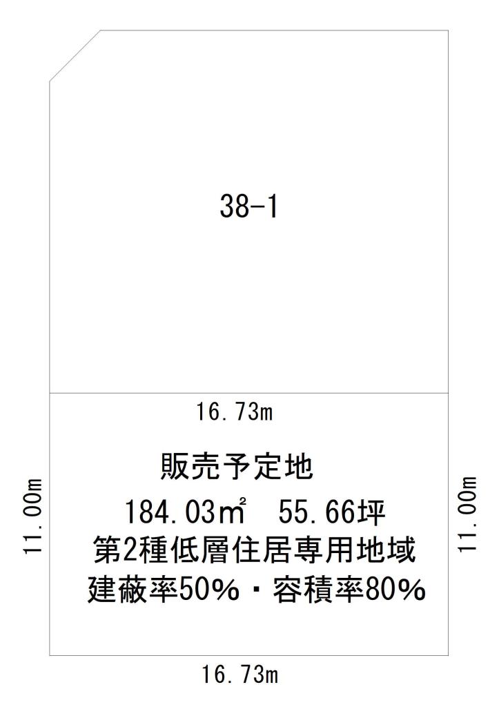 西19条南5丁目の売土地　平屋住宅のみ建築可 間取り