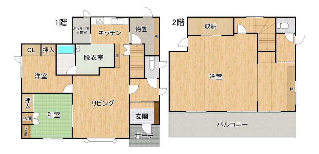 音更町木野西通7＿中古住宅 間取り