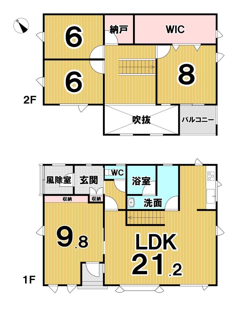 南の森西９丁目　中古戸建 間取り