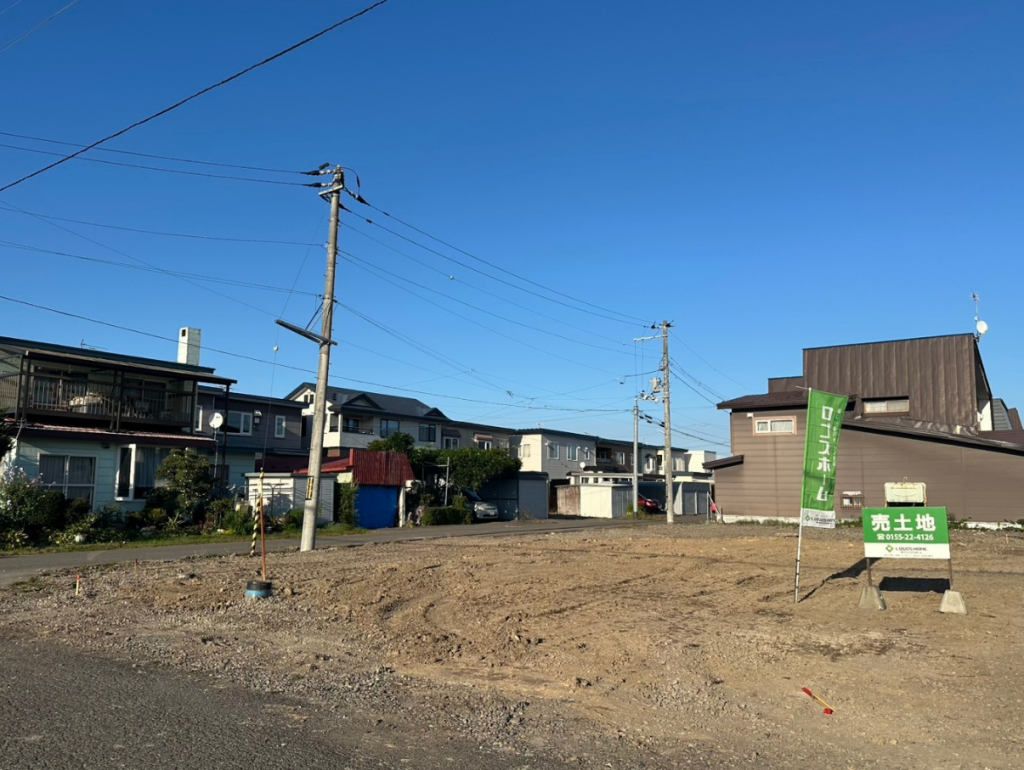 《3区画販売!!北西角地：72坪》帯広市西20条南5丁目 　1号地 間取り