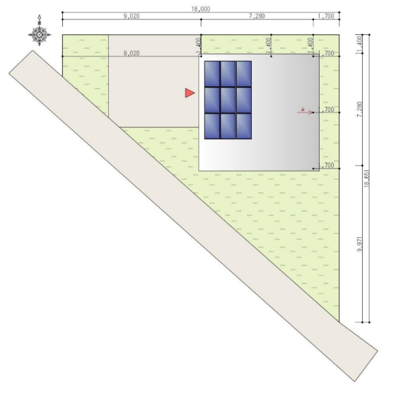 9月19日 GRAND OPEN!!※成約済み【吹抜け＋中2階！家具付き!】帯広市西7条南23丁目モデルハウス 間取り