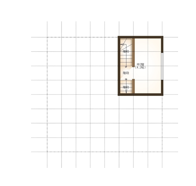 9月19日 GRAND OPEN!!※成約済み【吹抜け＋中2階！家具付き!】帯広市西7条南23丁目モデルハウス 内観