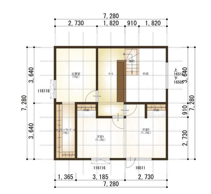 9月19日 GRAND OPEN!!※成約済み【吹抜け＋中2階！家具付き!】帯広市西7条南23丁目モデルハウス 内観
