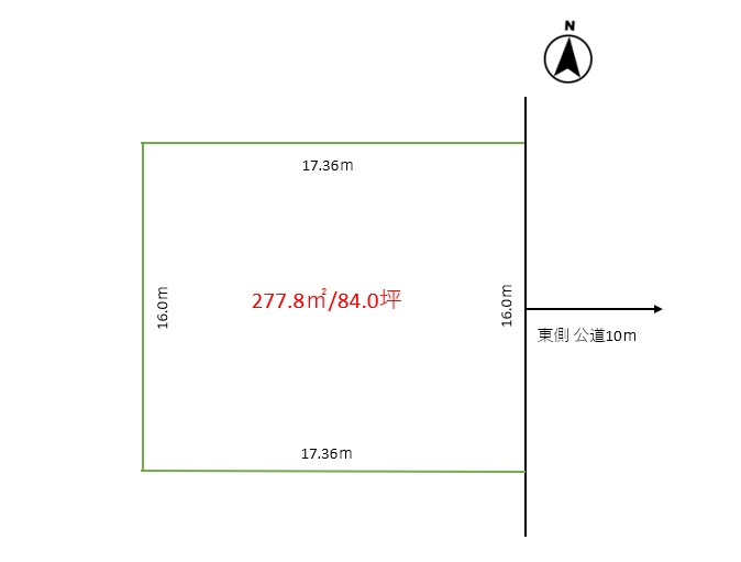 帯広市西18条南3丁目　売土地（広陽小・西陵中） 間取り