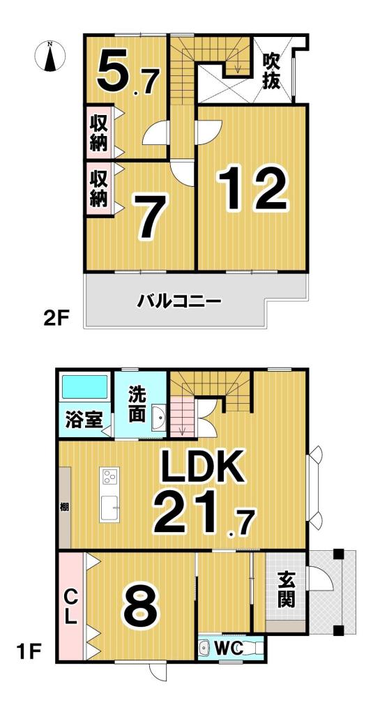 西１９条南５丁目　中古戸建  間取り