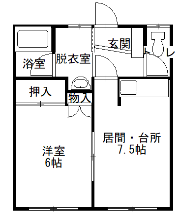 （売アパート2棟）　帯広市西17条南37丁目 内観