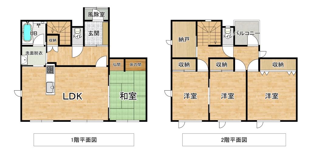 芽室東10条7丁目＿中古住宅  間取り