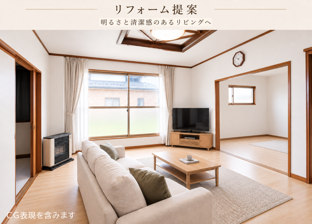 【1階2部屋】西23南1 中古住宅 内観