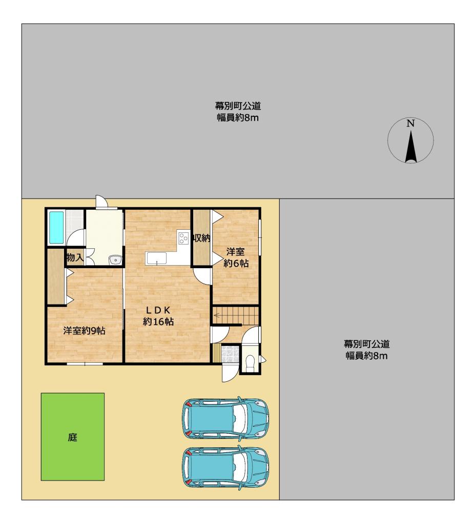 【リフォーム中】中川郡幕別町札内文京町37-49 内観