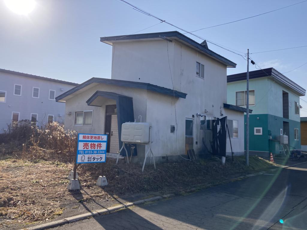 【価格変更】【売土地】解体更地渡し 3筆合計約105坪　幕別町宝町