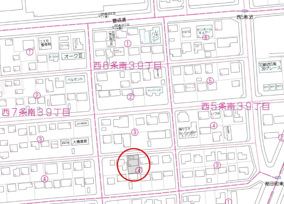 【フレスポ徒歩圏内】西６南３９　売地【建築条件なし】 内観