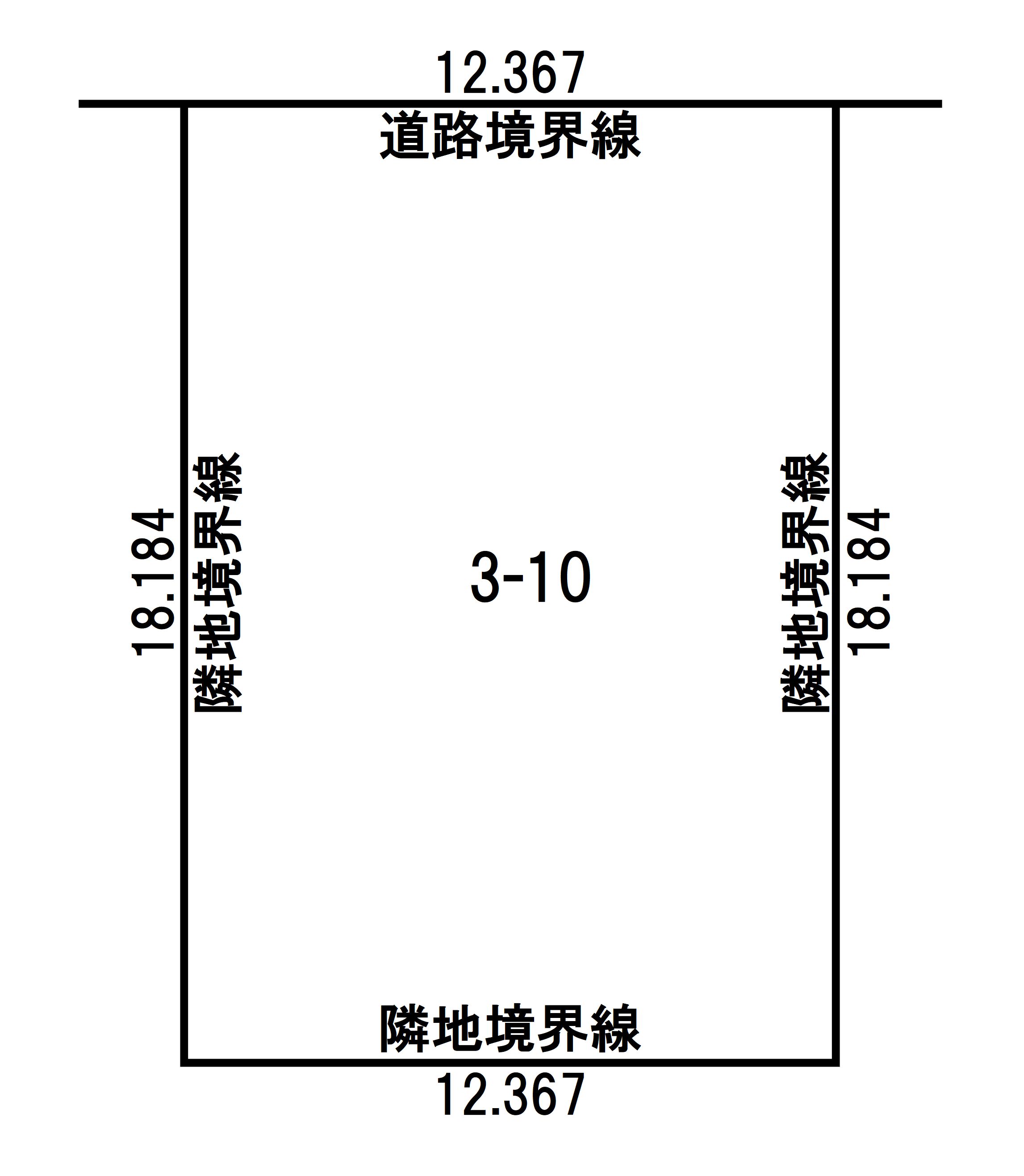 【売土地】帯広市西21条南2丁目3-10（68.02坪） 間取り