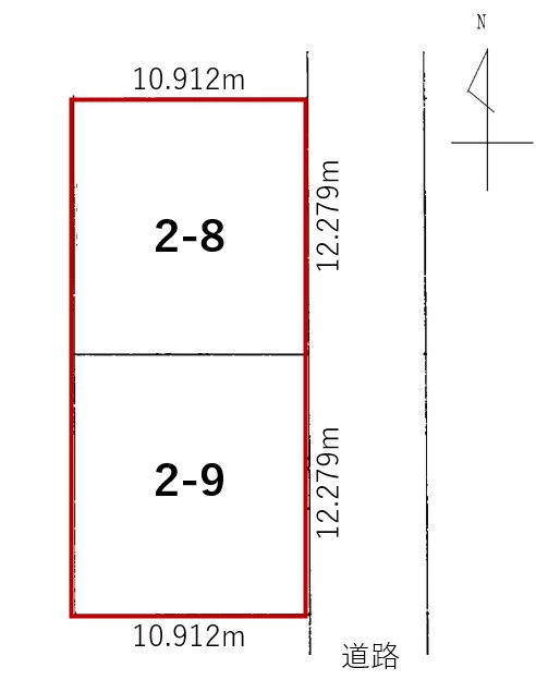 帯広市西12条南10丁目　売土地（約81坪）建築条件なし※解体更地渡し 間取り