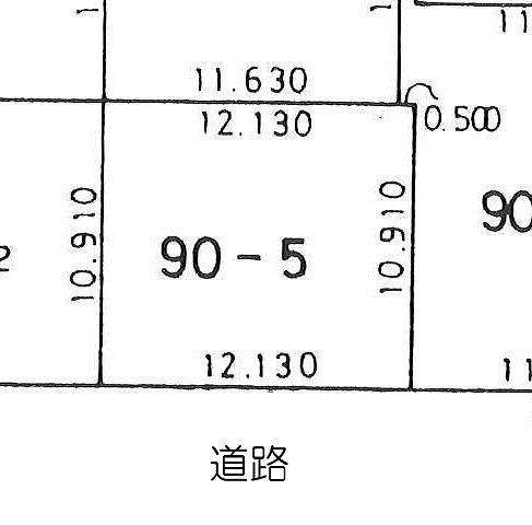 西16南4　売土地② 間取り