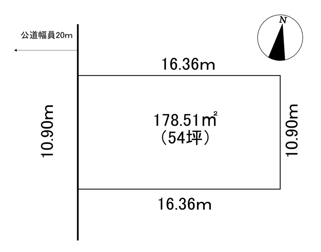 東２南２１＿売土地【解体更地渡し】 間取り