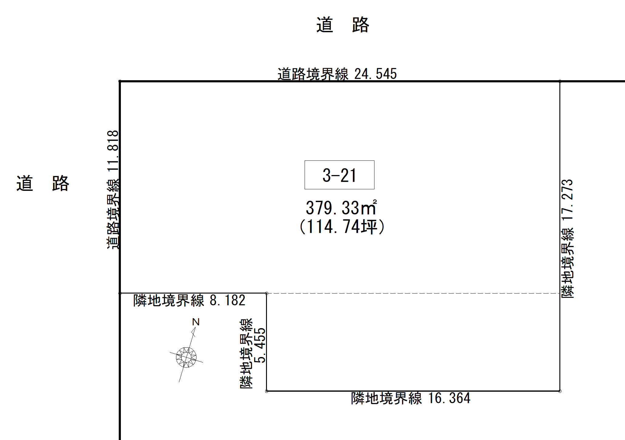 【建築条件なし】帯広市東6条南21丁目3番21　※建物解体後更地渡し 間取り