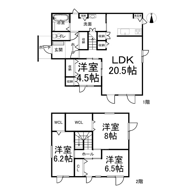 ★中古住宅★　芽室町西4条7丁目　芽室西小学校・芽室西中学校区域 間取り