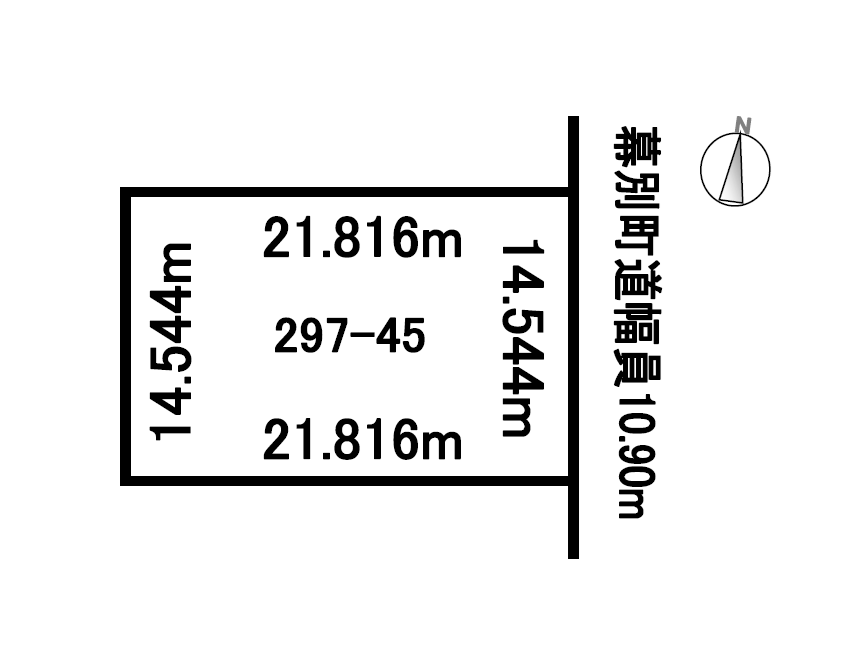 札内春日町　土地 間取り