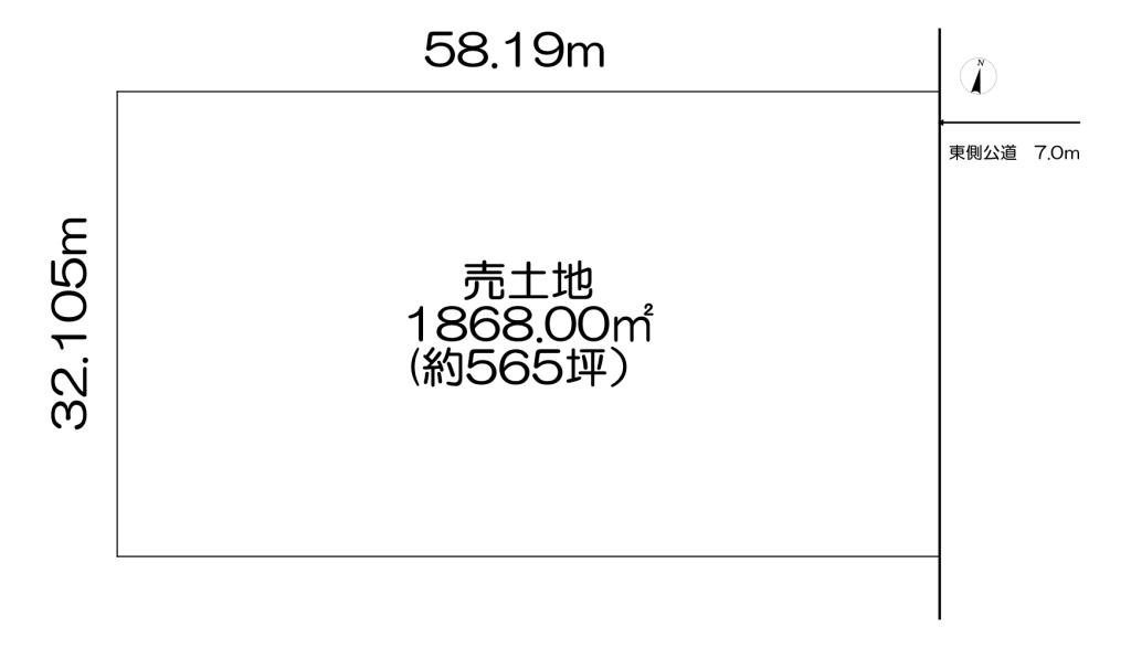 【売土地】　西17条南6丁目3番の5 間取り