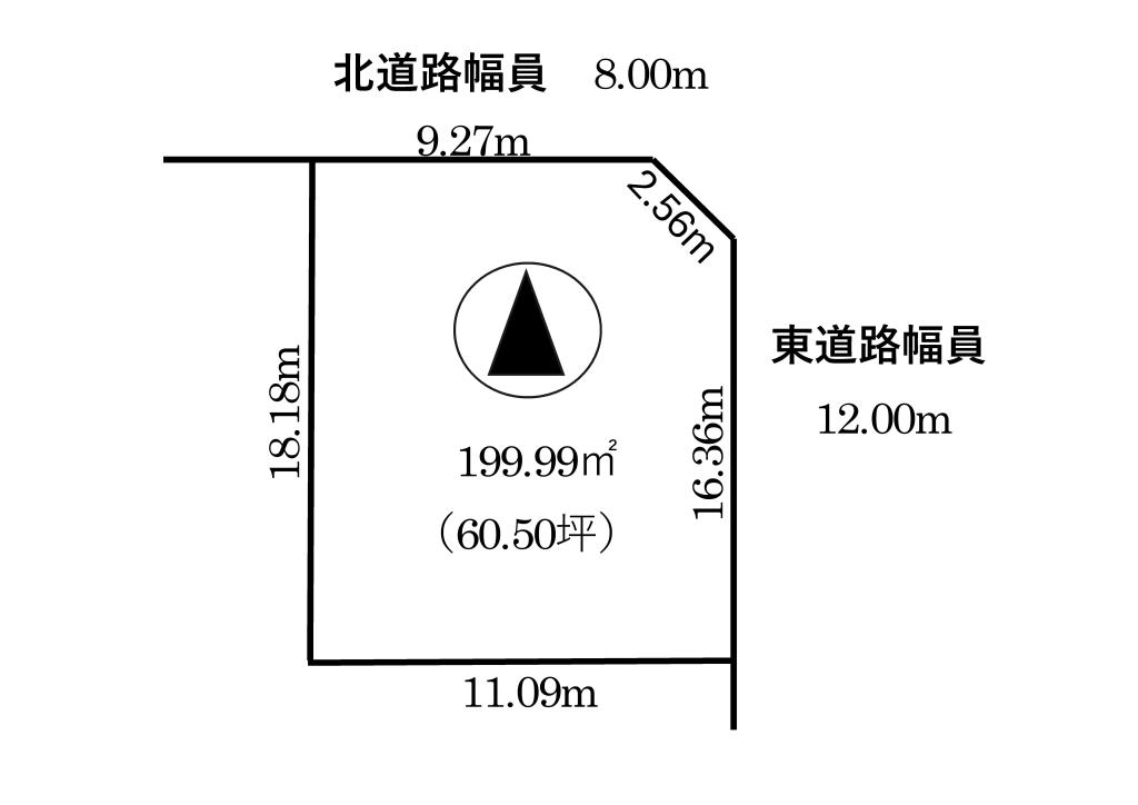 売土地　帯広市西14条南36丁目5 間取り