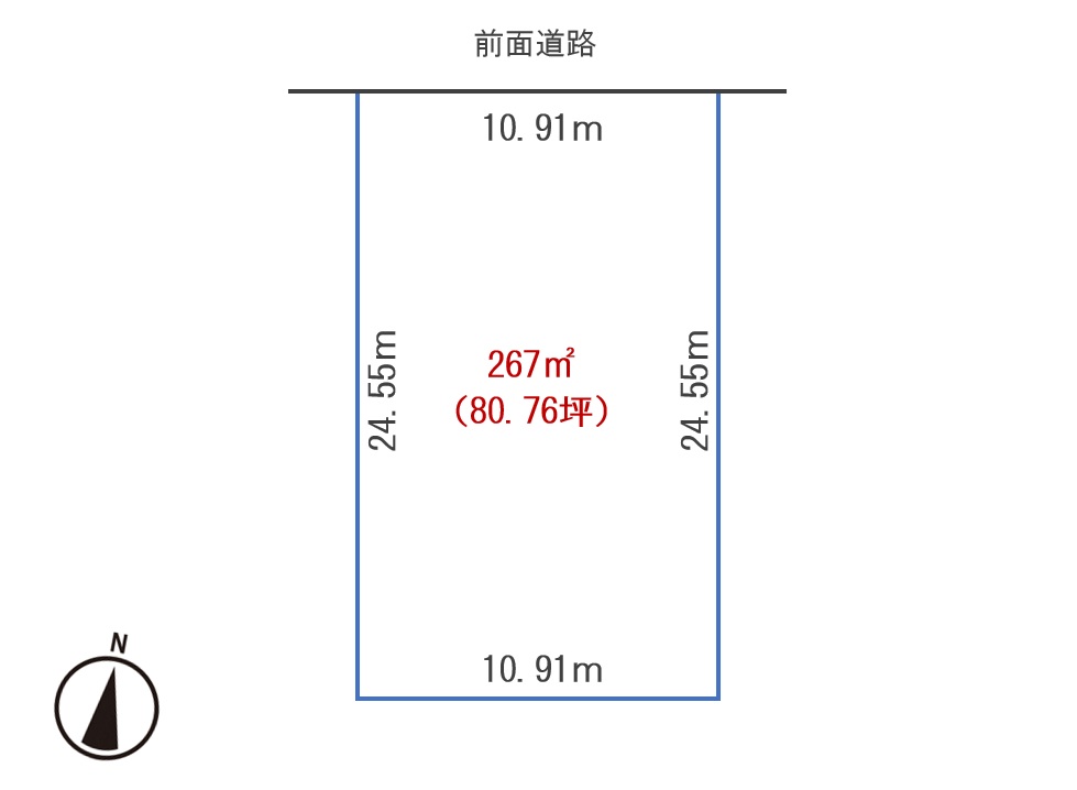 ＊価格改定＊　帯広市西9条南10丁目　売土地 間取り