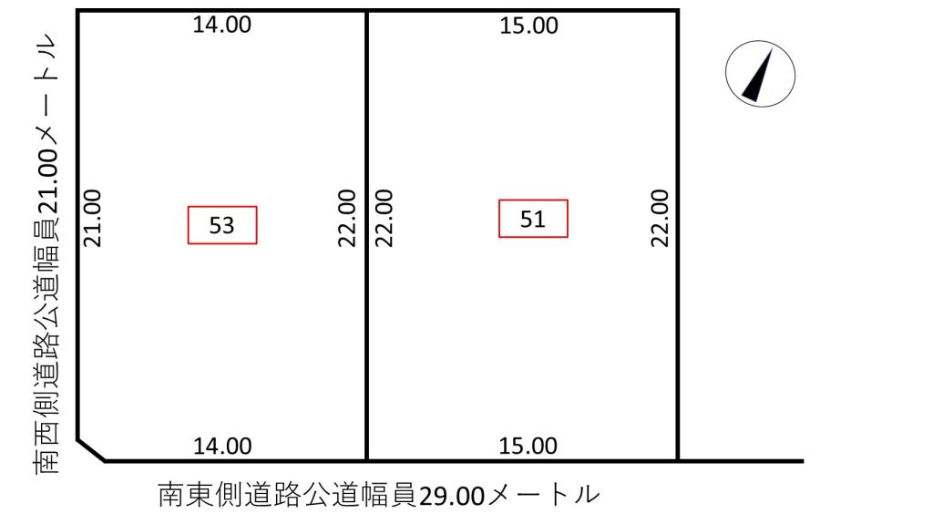 上川郡新得町西3条南4丁目　土地 間取り