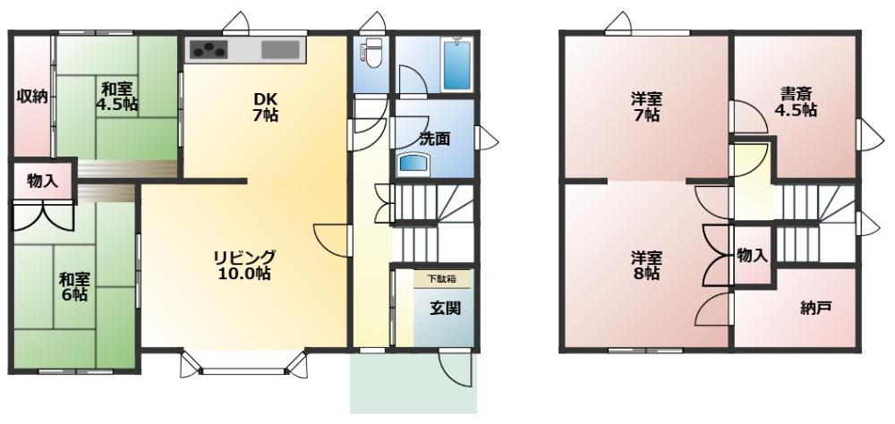 西２１南５戸建 間取り