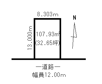 帯広市西19条南5丁目　売土地 間取り